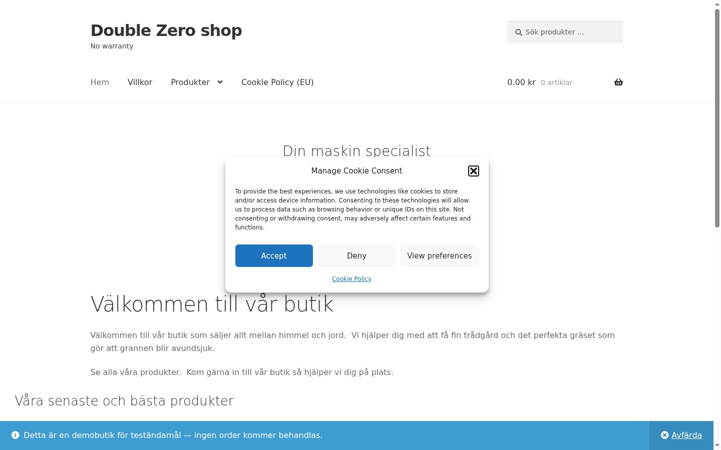 Sutikimo reklamjuostės, rodytos prieš bet kokią sąveiką, ekrano kopija
