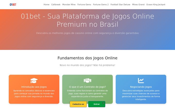 Screenshot ta' 01bet.net