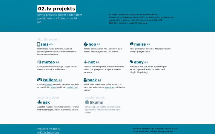Ekraanipilt saidist 02.lv