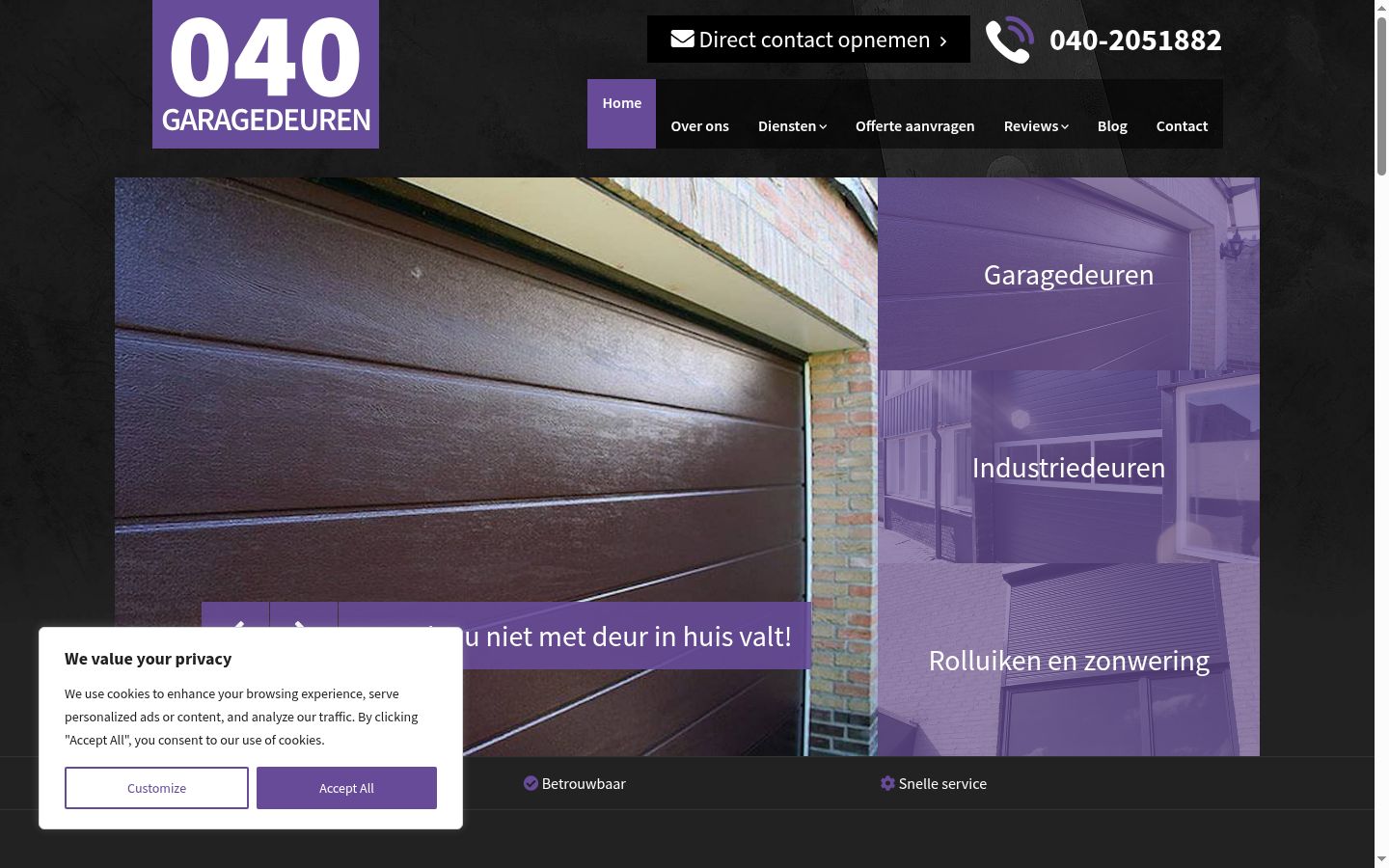 Screenshot des Einwilligungsbanners vor jeglicher Interaktion