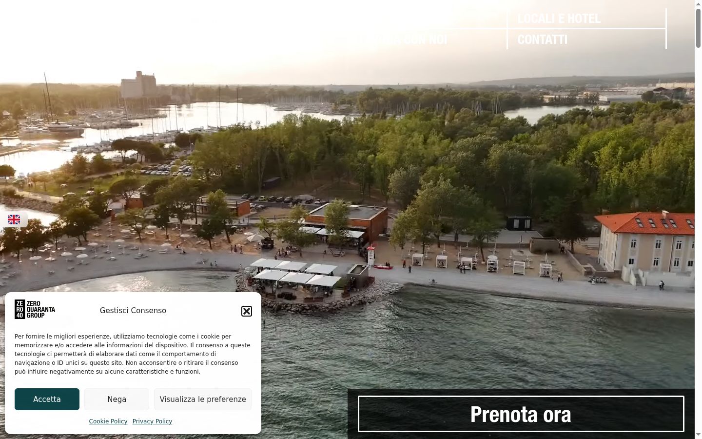 Screenshot tal-banner tal-kunsens muri qabel kwalunkwe interazzjoni