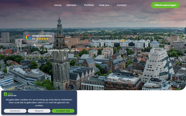 Screenshot of 050marketing.nl