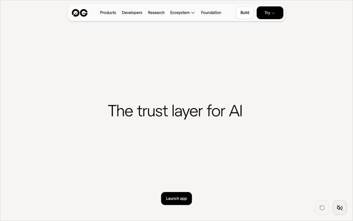 Screenshot of 0g.ai
