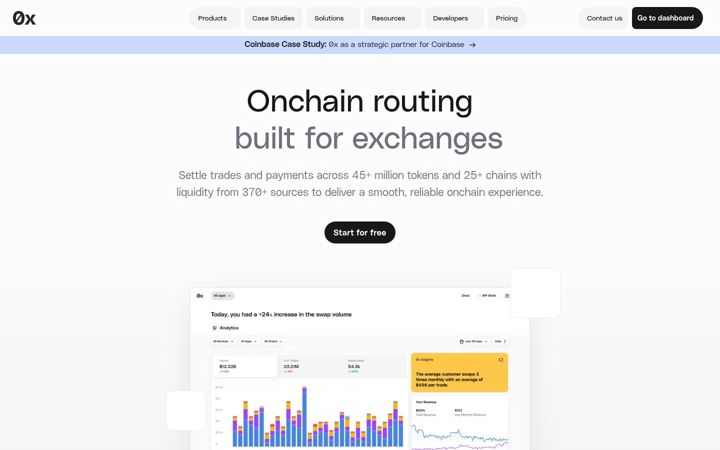 Screenshot of 0x.org