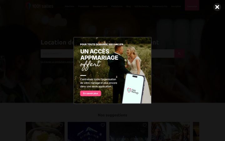 Skjámynd af 1001salles.com