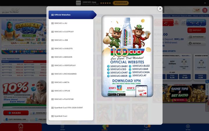 Screenshot of 100cuci.wiki