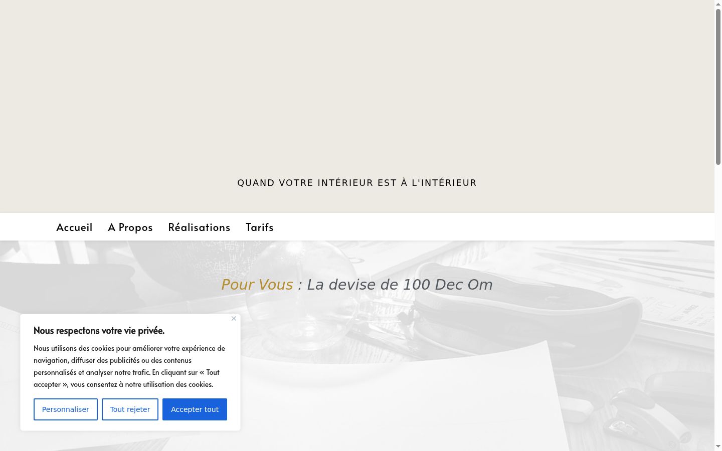 Screenshot tal-banner tal-kunsens muri qabel kwalunkwe interazzjoni