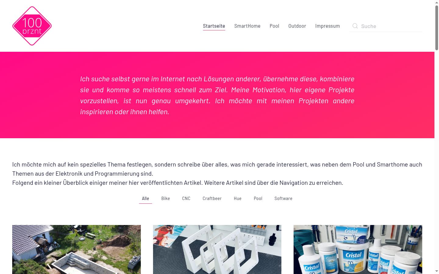 Screenshot des Einwilligungsbanners vor jeglicher Interaktion