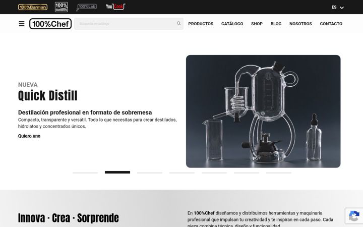 Screenshot von 100x100chef.com
