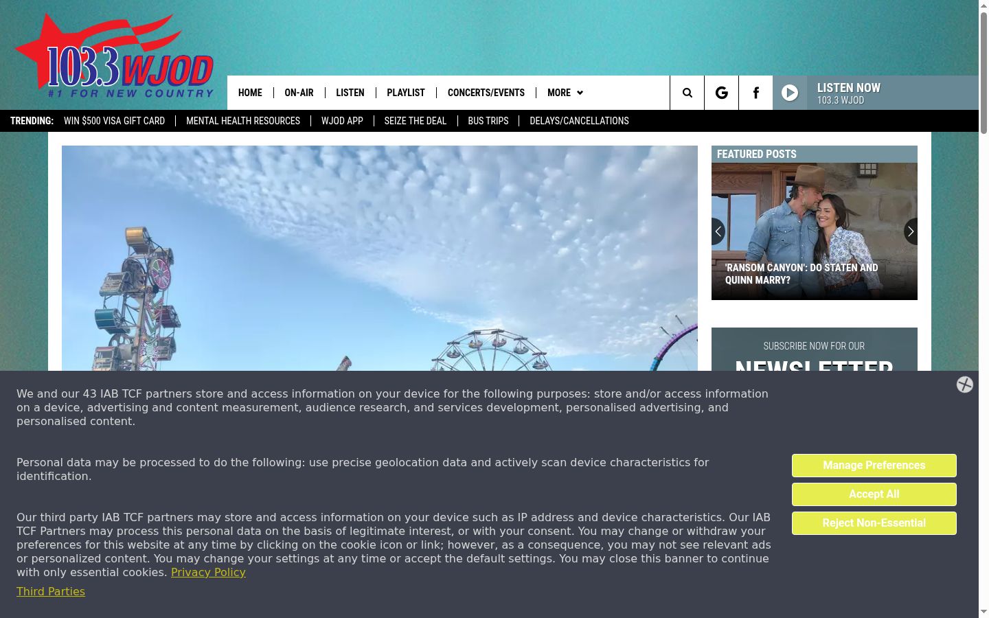 Screenshot tal-banner tal-kunsens muri qabel kwalunkwe interazzjoni