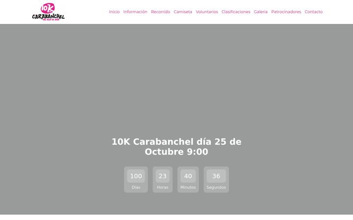 Screenshot von 10kcarabanchel.es
