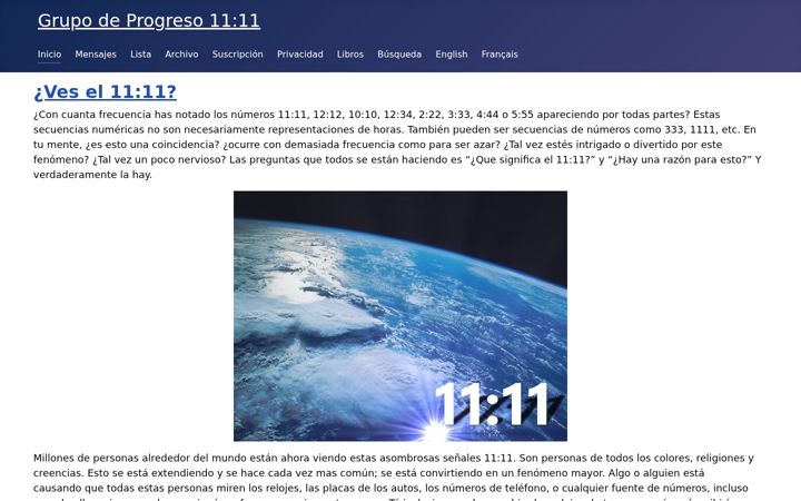 Snimka zaslona za 1111angels.com