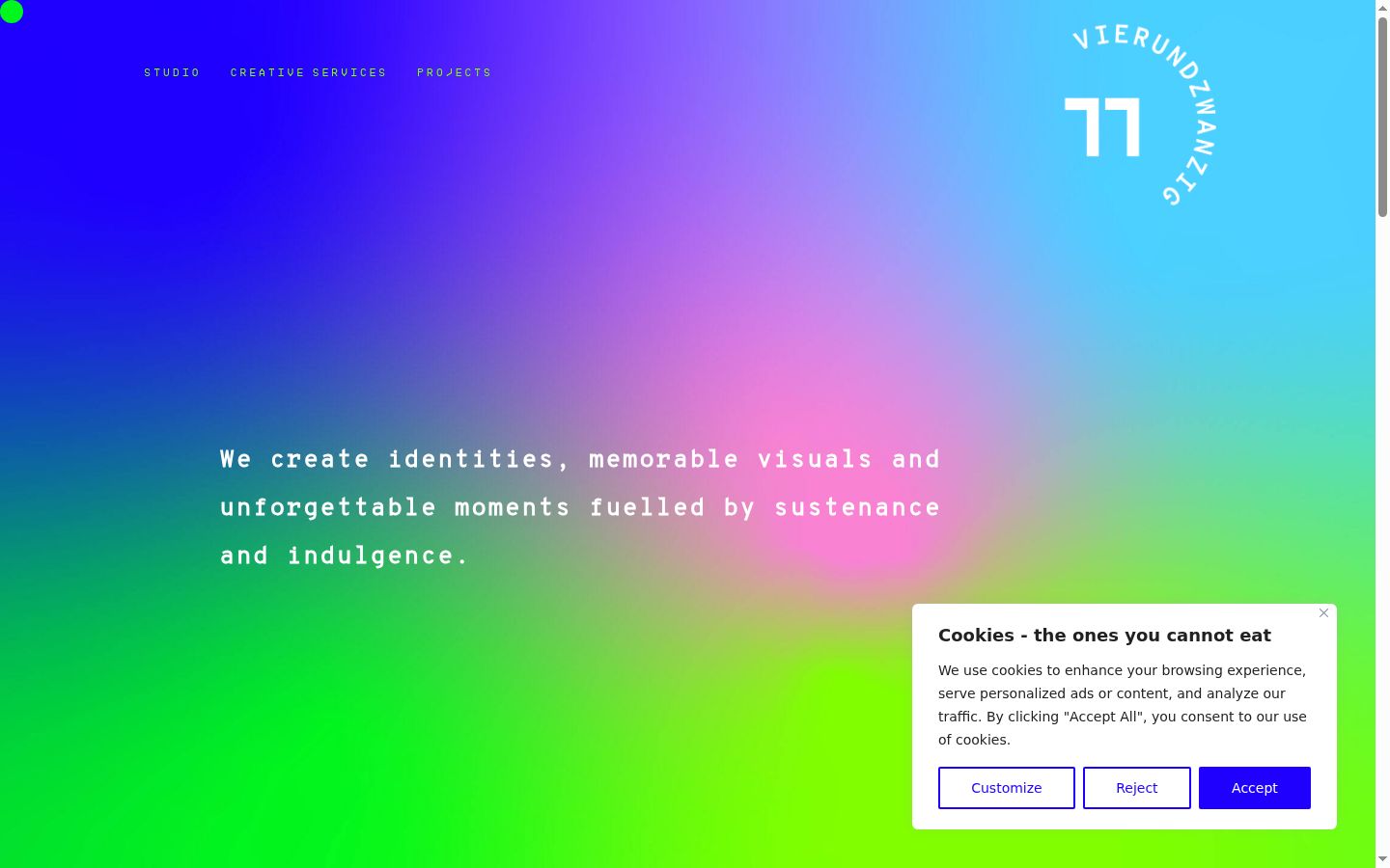 Screenshot tal-banner tal-kunsens muri qabel kwalunkwe interazzjoni