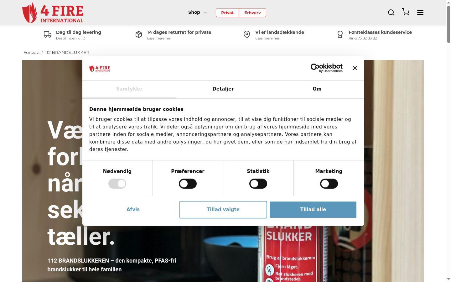 Screenshot tal-banner tal-kunsens muri qabel kwalunkwe interazzjoni