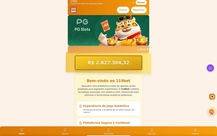 Screenshot of 119bets.net