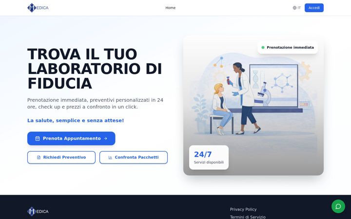 Screenshot di 11medica.it