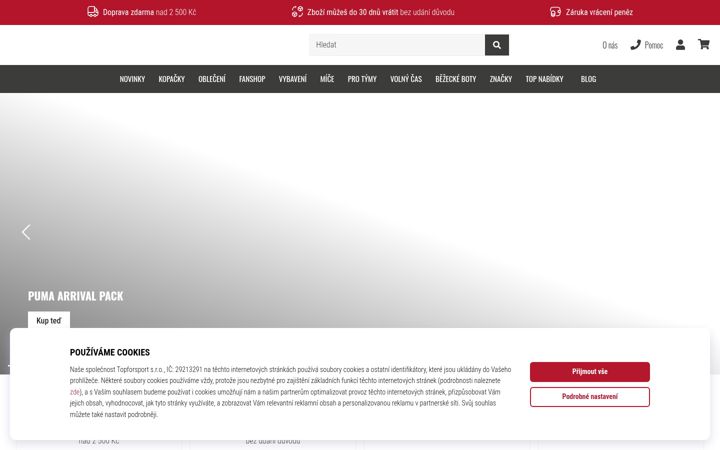 Screenshot of 11teamsports.cz