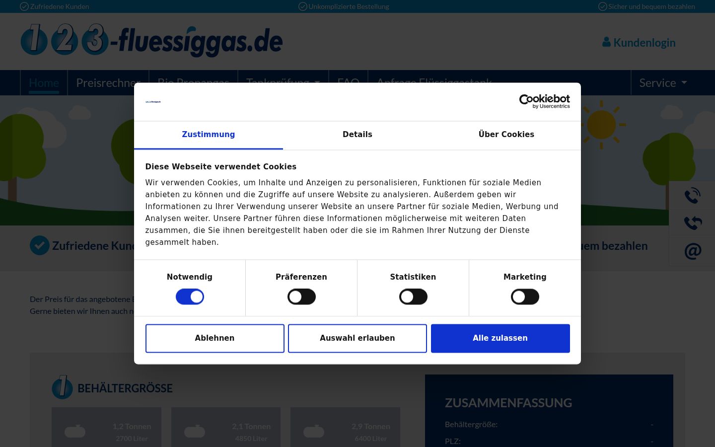 Screenshot tal-banner tal-kunsens muri qabel kwalunkwe interazzjoni