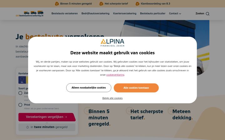 Ekrano kopija 123bestelautoverzekering.nl