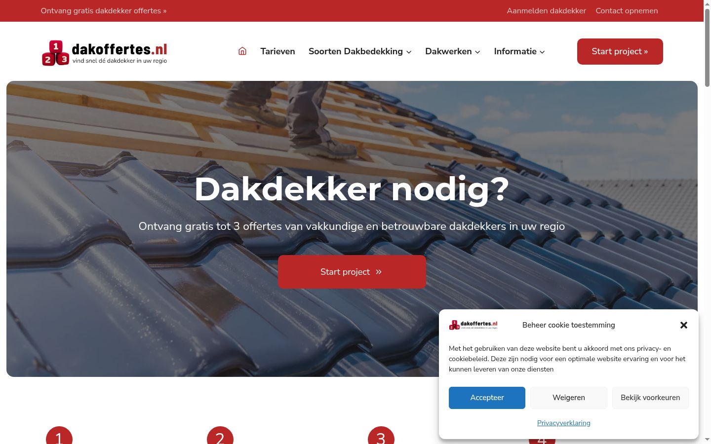 Screenshot tal-banner tal-kunsens muri qabel kwalunkwe interazzjoni