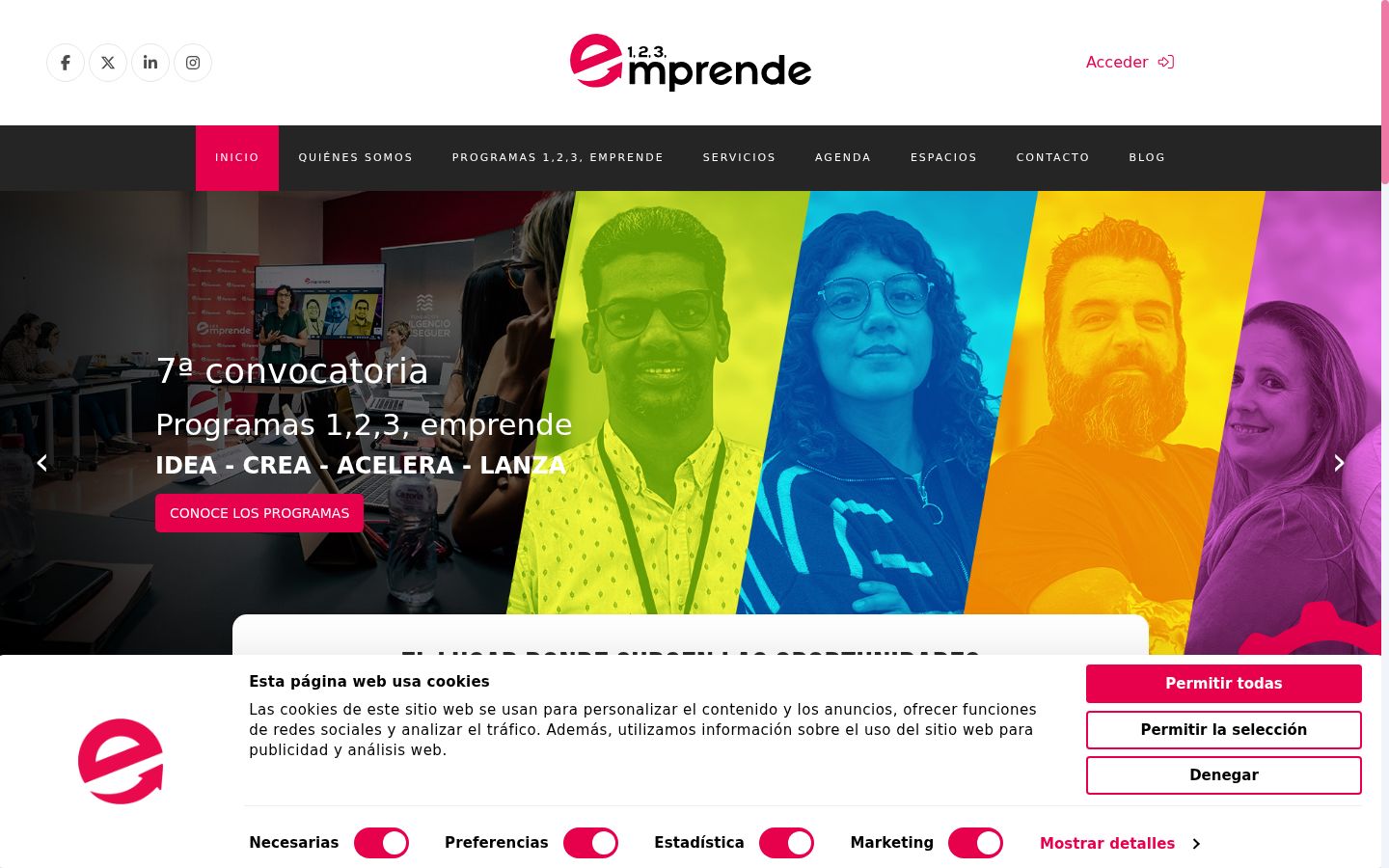Screenshot tal-banner tal-kunsens muri qabel kwalunkwe interazzjoni