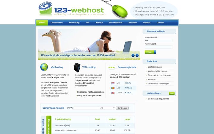 Screenshot of 123hosting-server.net