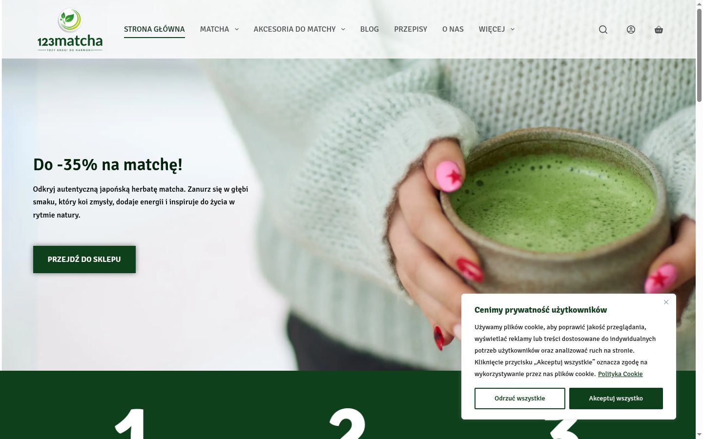 Sutikimo reklamjuostės, rodytos prieš bet kokią sąveiką, ekrano kopija