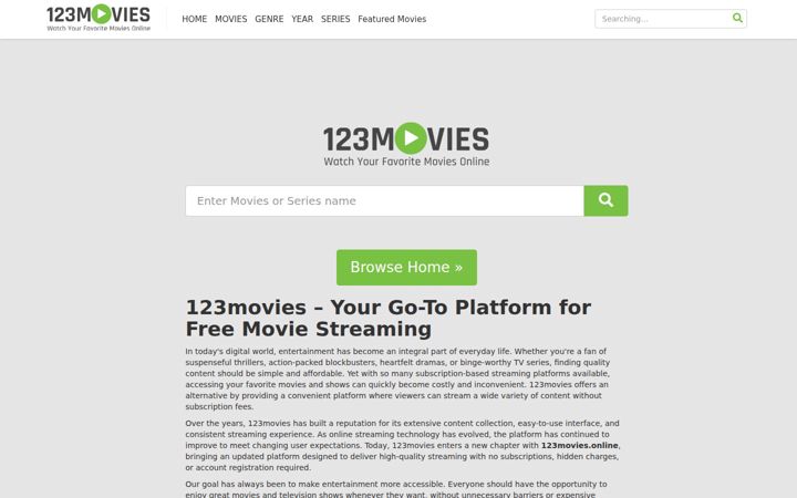 Screenshot of 123movies.online