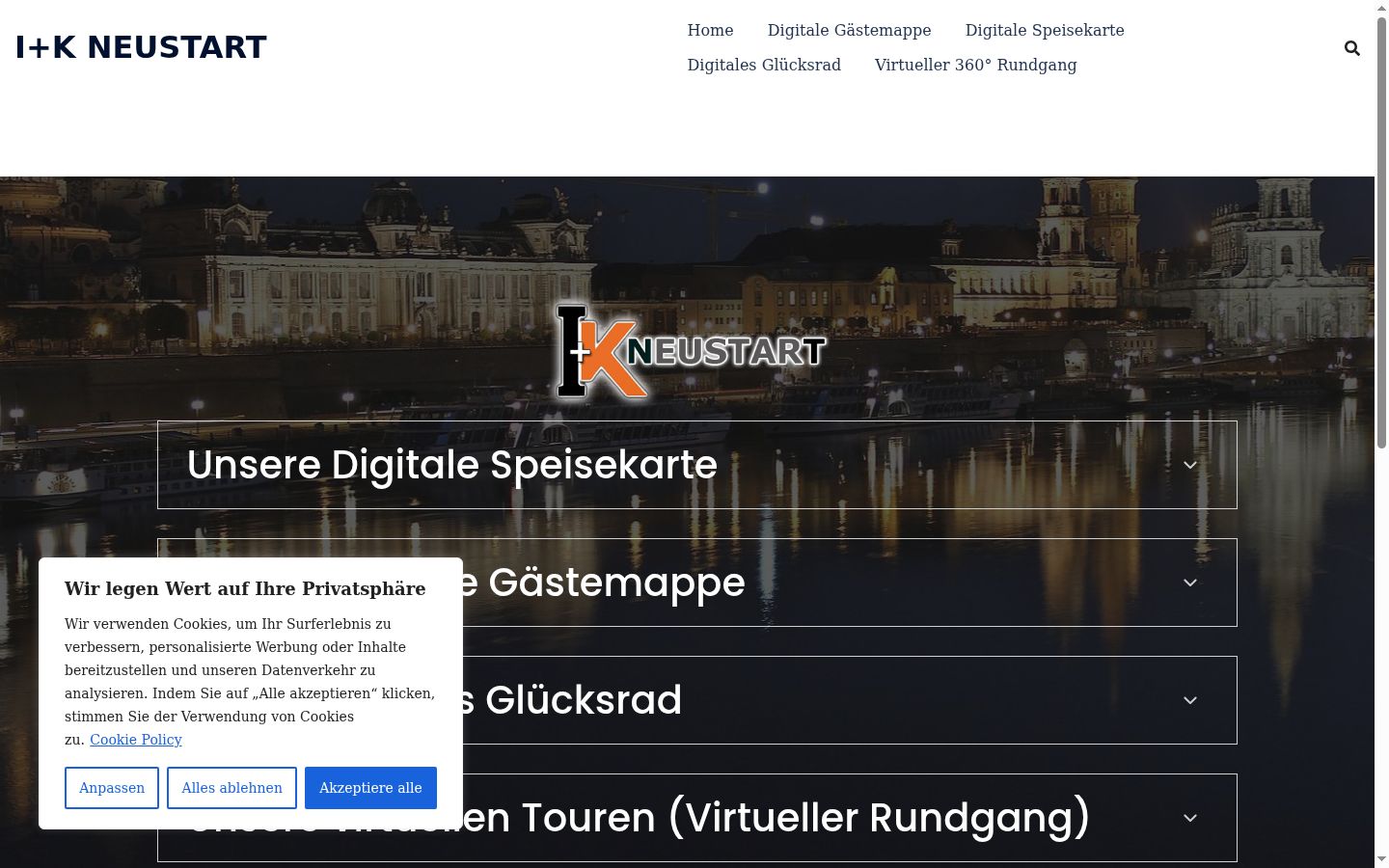 Sutikimo reklamjuostės, rodytos prieš bet kokią sąveiką, ekrano kopija