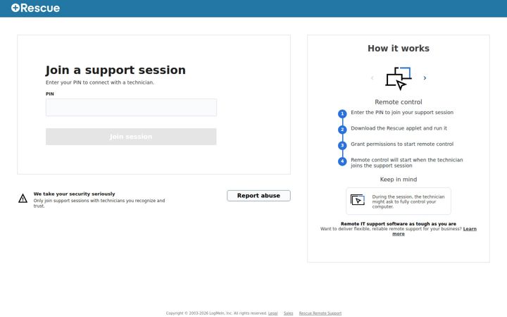Screenshot of 123rescue.com