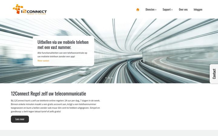 Screenshot of 12connect.com