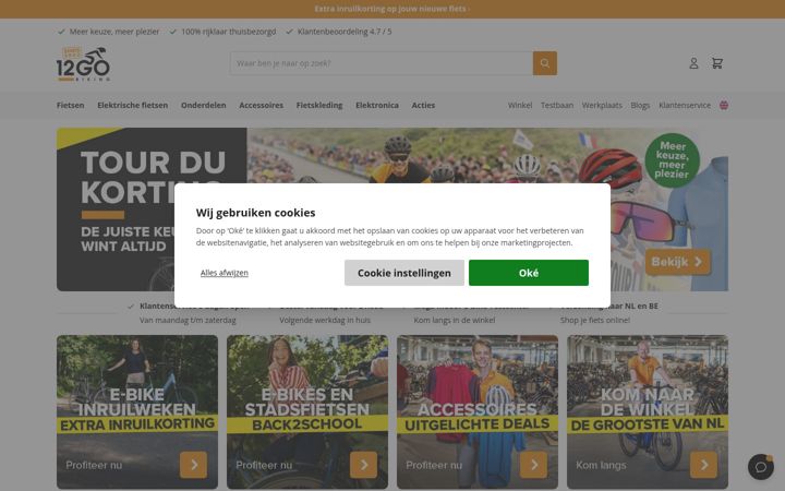 Screenshot of 12gobiking.nl