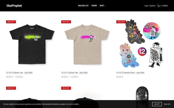 Screenshot of 12ozprophet.com