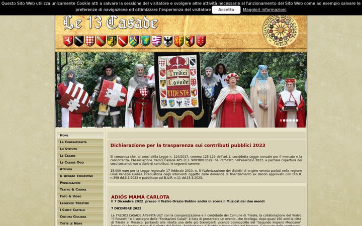 Screenshot of 13casade.com