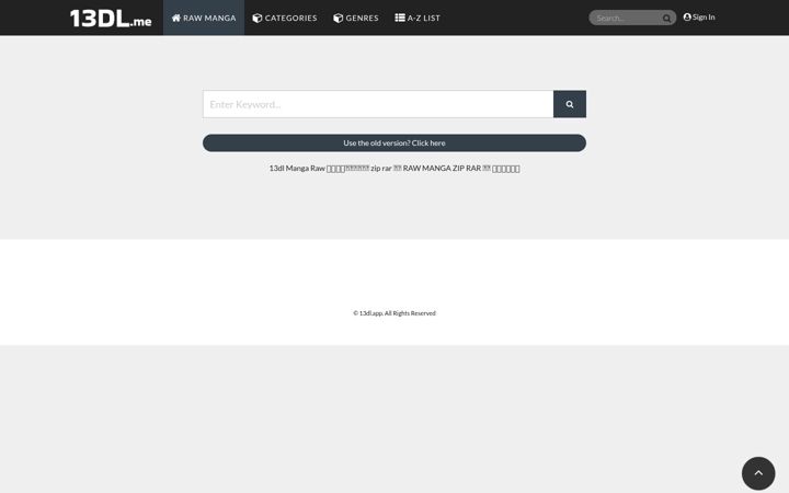 Screenshot of 13dl.app