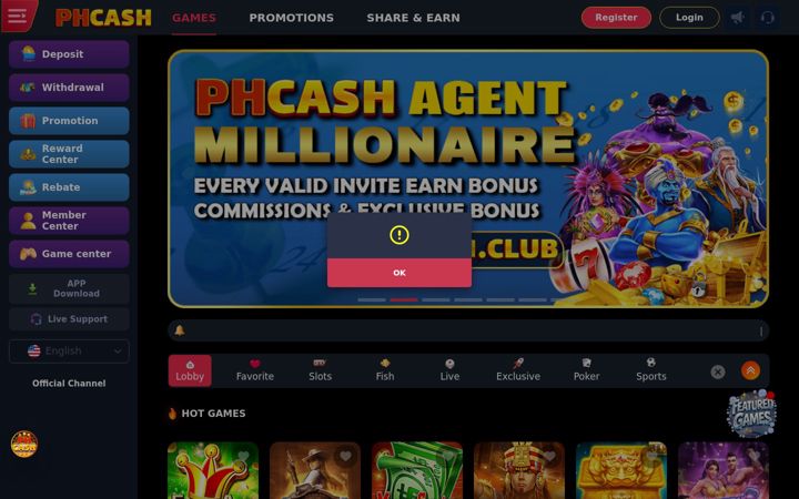 Posnetek zaslona 165phcash.com