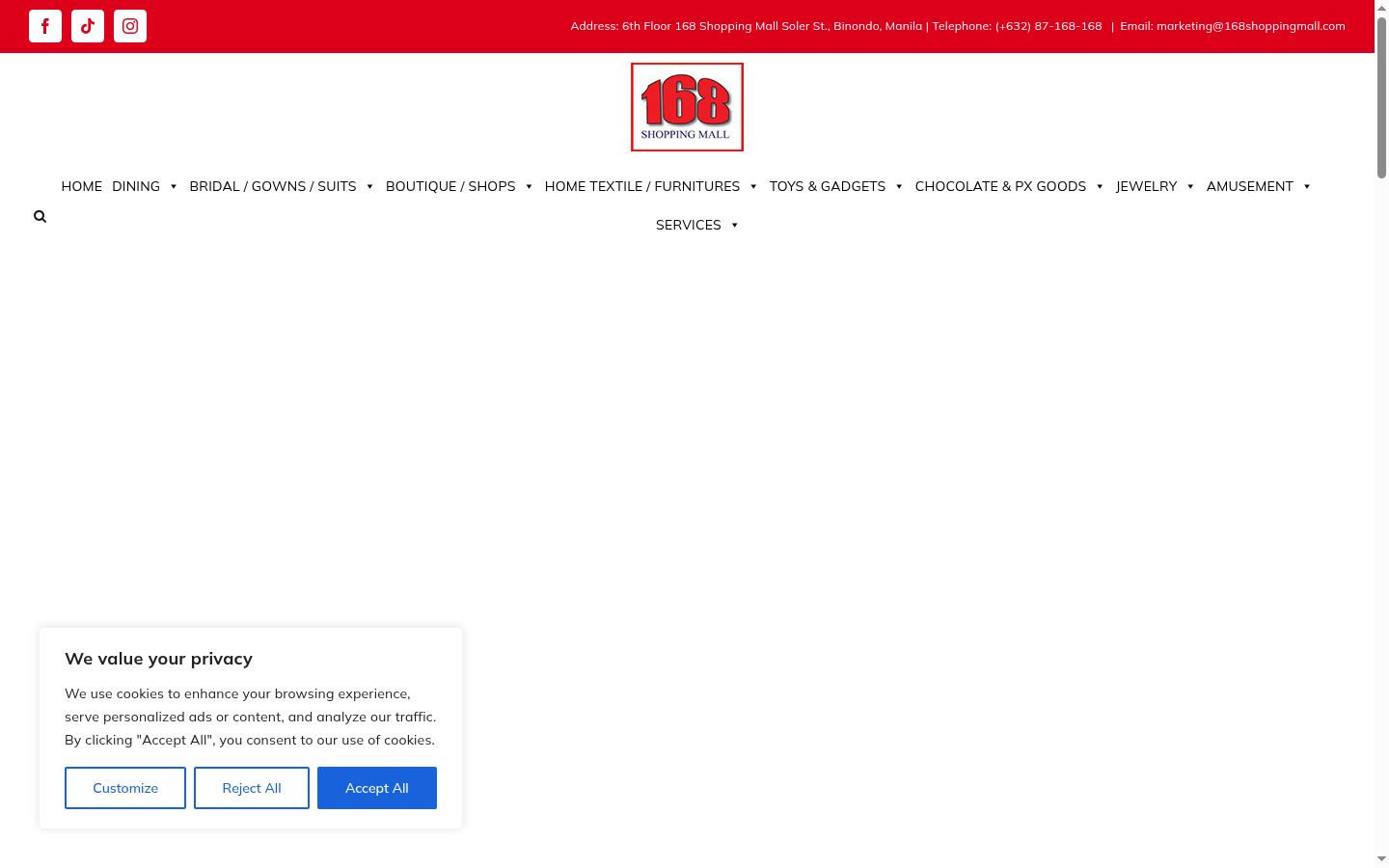 Screenshot tal-banner tal-kunsens muri qabel kwalunkwe interazzjoni