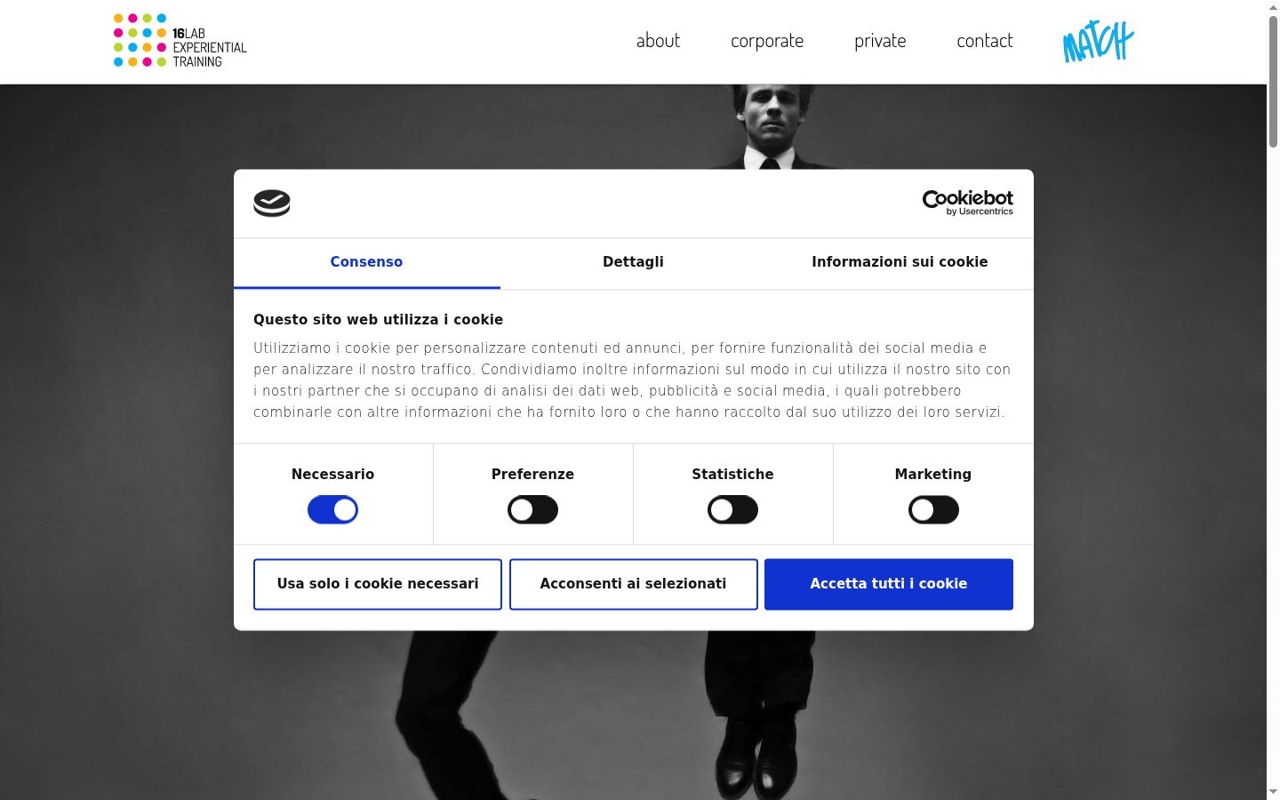 Screenshot tal-banner tal-kunsens muri qabel kwalunkwe interazzjoni