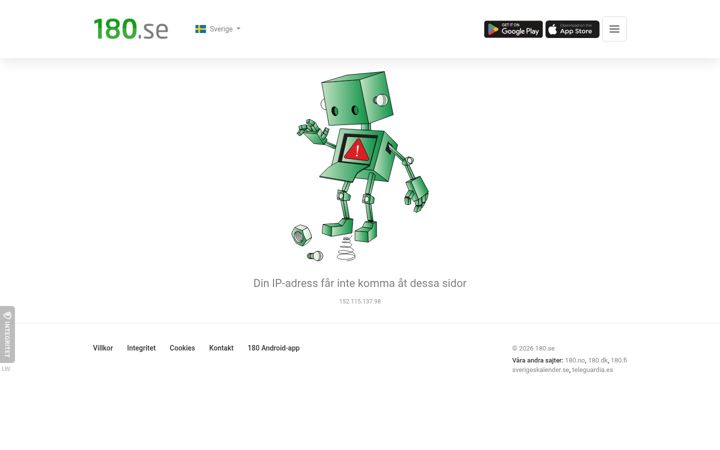 Screenshot of 180.se
