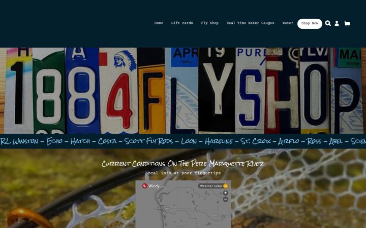 Screenshot von 1884fly.com