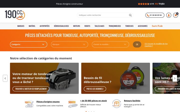 Screenshot of 190cc.fr