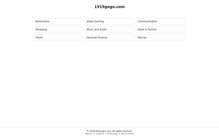 Screenshot of 1919gogo.com