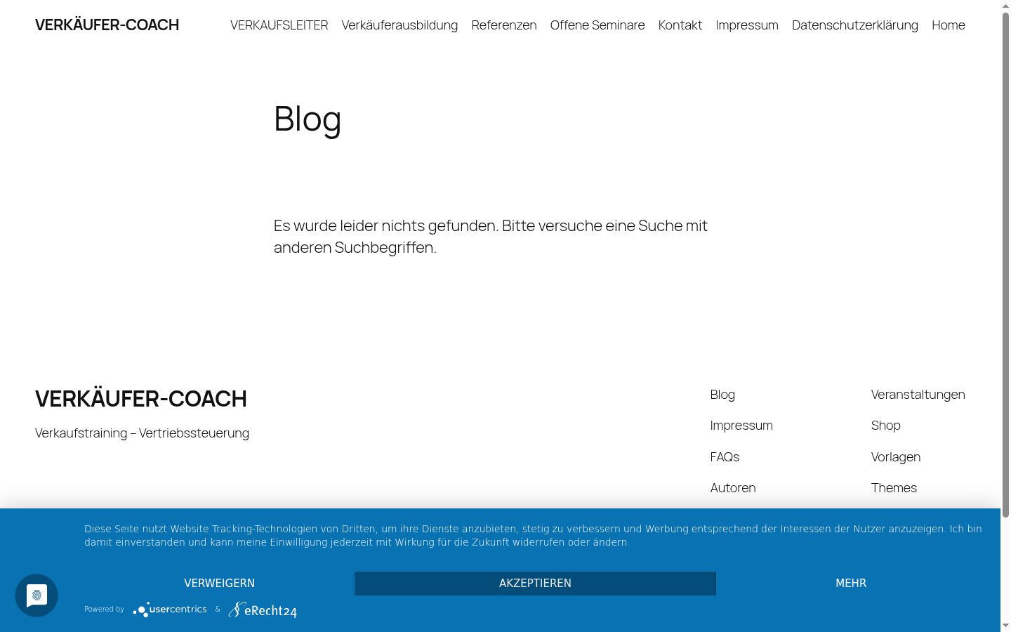 Capture d'écran de la bannière de consentement affichée avant toute interaction