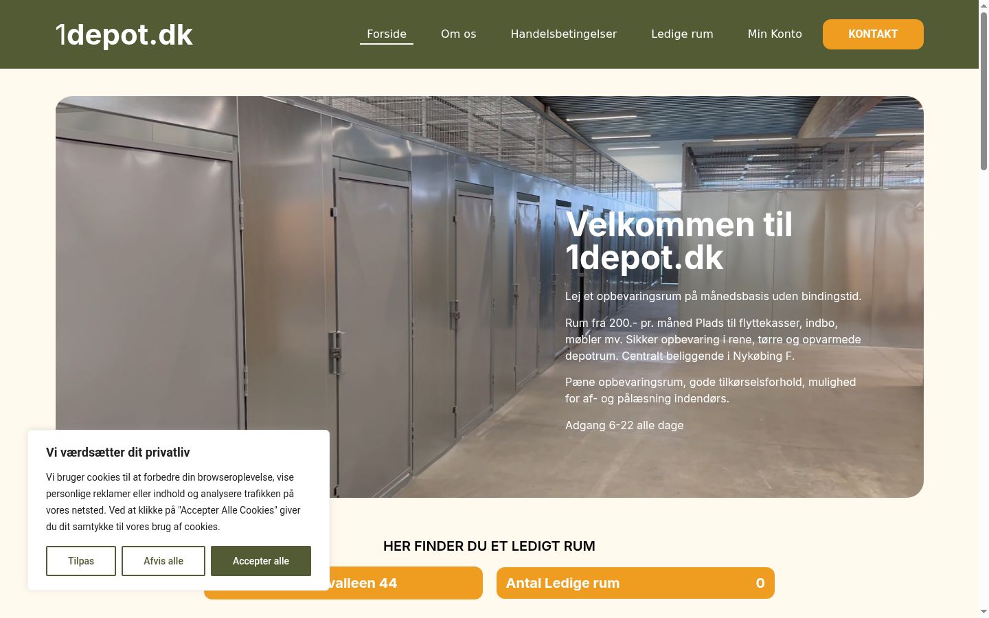 Screenshot tal-banner tal-kunsens muri qabel kwalunkwe interazzjoni