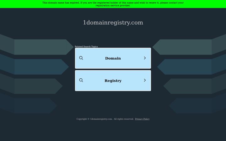 1domainregistry.com