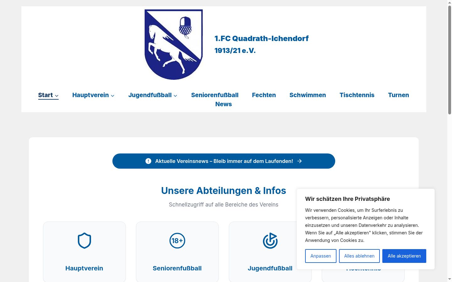 Captură de ecran a bannerului de consimțământ afișat înainte de orice interacțiune