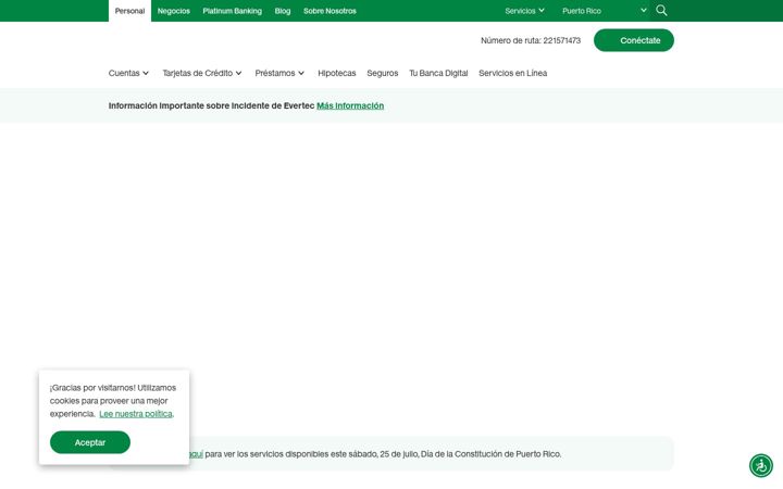 Screenshot di 1firstbank.com