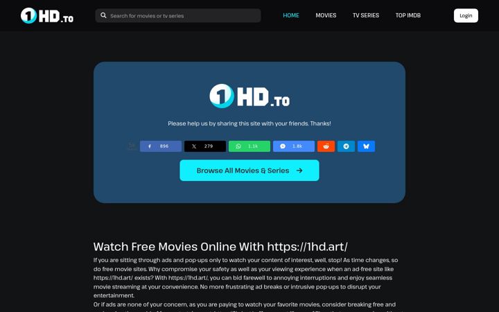 Screenshot of 1hd.art