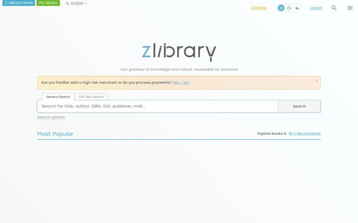 Screenshot van 1lib.sk