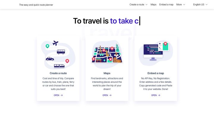 Captura de ecrã de 1map.com